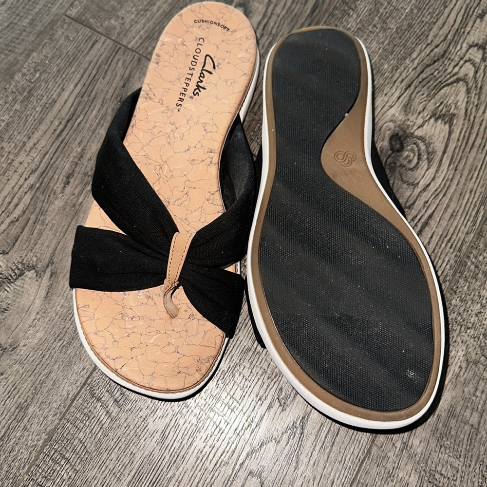 Clarks Womens Eliza Shore sandals Sz 6.5M - Picture 8 of 9